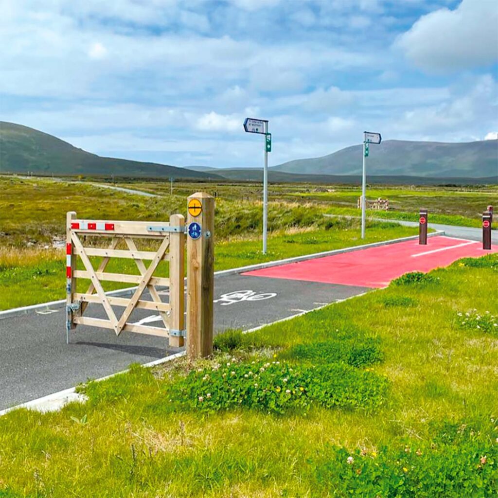 Cycle paths at Achill Island
