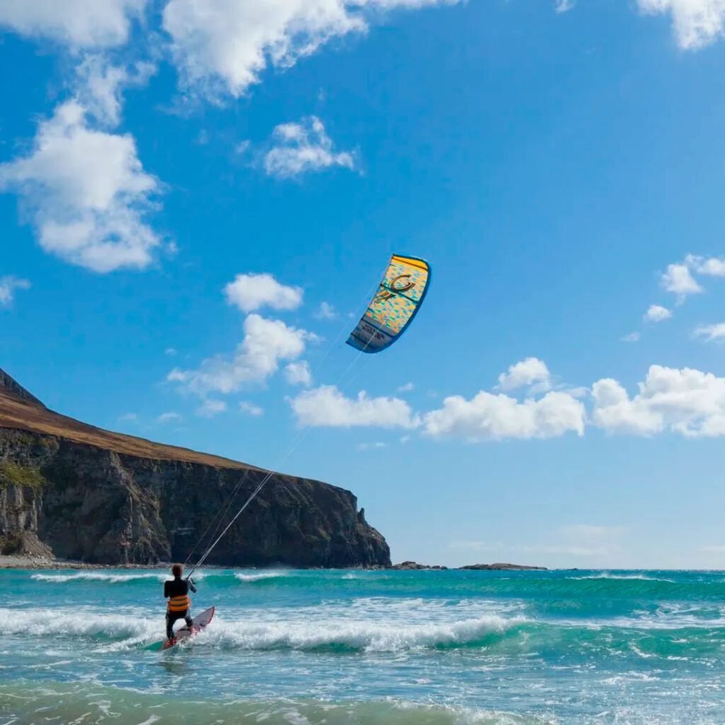 Kitesurfing at Achill Island
